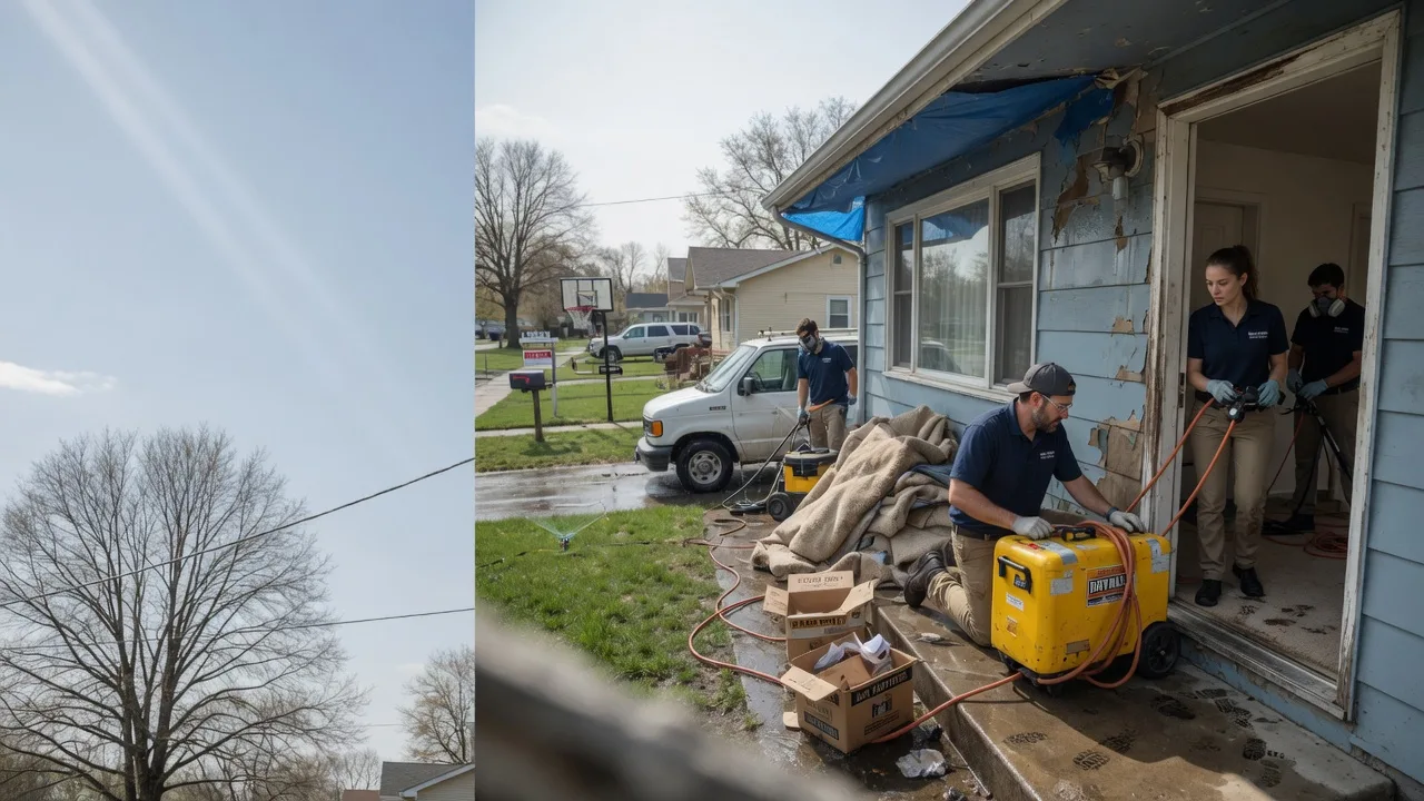 Basement Flood Cleanup in Pine Bluffs, WY near me